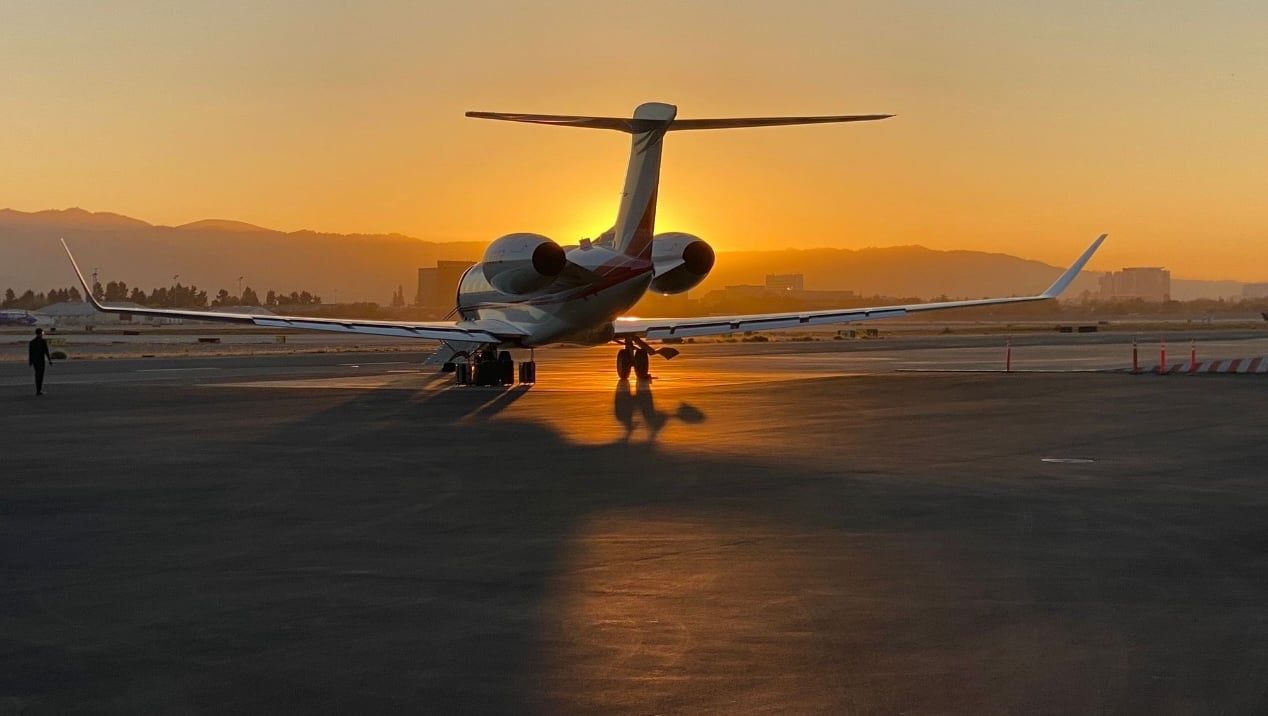 G650 Sunset